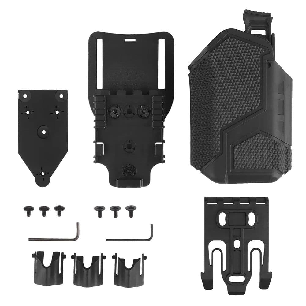 image-Tactical Surefir X300U Flashlight Universal Pistol Holster Lightweight-Bearing QLS Holsters for Military Airsoft SIG Glock 17 19