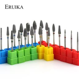 image-66 Types Tungsten Blue Rainbow Carbide Nail Drill Bit Electric Nail Mills Cutter for Manicure Machine Nail Files Accessories