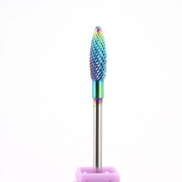 image-66 Types Tungsten Blue Rainbow Carbide Nail Drill Bit Electric Nail Mills Cutter for Manicure Machine Nail Files Accessories