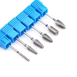 image-66 Types Tungsten Blue Rainbow Carbide Nail Drill Bit Electric Nail Mills Cutter for Manicure Machine Nail Files Accessories
