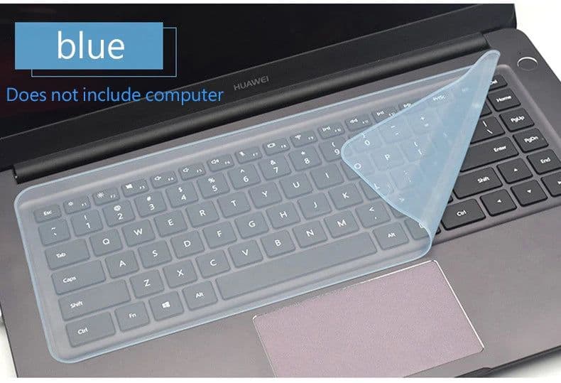 image-Universal Laptop Cover Keyboard Skin Dustproof Waterproof Soft Silicone Protector Generic for Macbook 12-14 Inch and 15-17 Inch