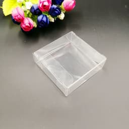 image-100pcs ABB Transparent Clear PVC Gift Box Packaging Christmas Wedding Plastic Box for Jewelry Storage Boxs Candy Small Gift Boxs