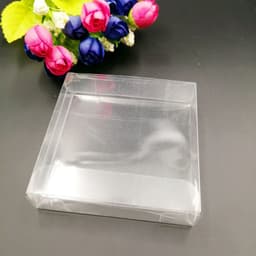 image-100pcs ABB Transparent Clear PVC Gift Box Packaging Christmas Wedding Plastic Box for Jewelry Storage Boxs Candy Small Gift Boxs