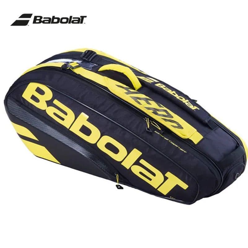 image-Genuine BABOLAT Pure Strike Tennis Backpack Badminton Padel Squash Tennis Racquet Shoulder Bag 12 Pack Unisex Babolat Tennis Bag