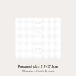 image-High Quality Ring Binder Notebook A5 Personal A6 A7 A8 Size Insert Refills Loose Leaf Spiral Diary Planner Inner Core 100g Paper