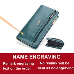 image-Baellerry 2024 Long Women Wallets Bag Phone Pocket Name Engraved Brand Female Wallet Zipper Card Holder Women's Purse For Girls