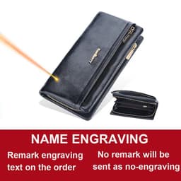 image-Baellerry 2024 Long Women Wallets Bag Phone Pocket Name Engraved Brand Female Wallet Zipper Card Holder Women's Purse For Girls
