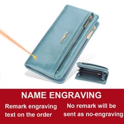 image-Baellerry 2024 Long Women Wallets Bag Phone Pocket Name Engraved Brand Female Wallet Zipper Card Holder Women's Purse For Girls