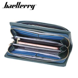 image-Baellerry 2024 Long Women Wallets Bag Phone Pocket Name Engraved Brand Female Wallet Zipper Card Holder Women's Purse For Girls