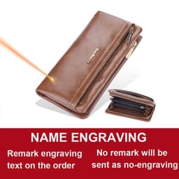 image-Baellerry 2024 Long Women Wallets Bag Phone Pocket Name Engraved Brand Female Wallet Zipper Card Holder Women's Purse For Girls