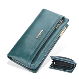 image-Baellerry 2024 Long Women Wallets Bag Phone Pocket Name Engraved Brand Female Wallet Zipper Card Holder Women's Purse For Girls