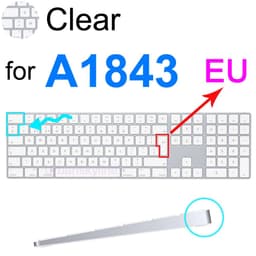 image-Keyboard Cover for iMac Magic A1644 A1843 A1314 A1243 A2449 A2450 A2520 Bluetooth Silicone Protector Skin Case G6 for Apple