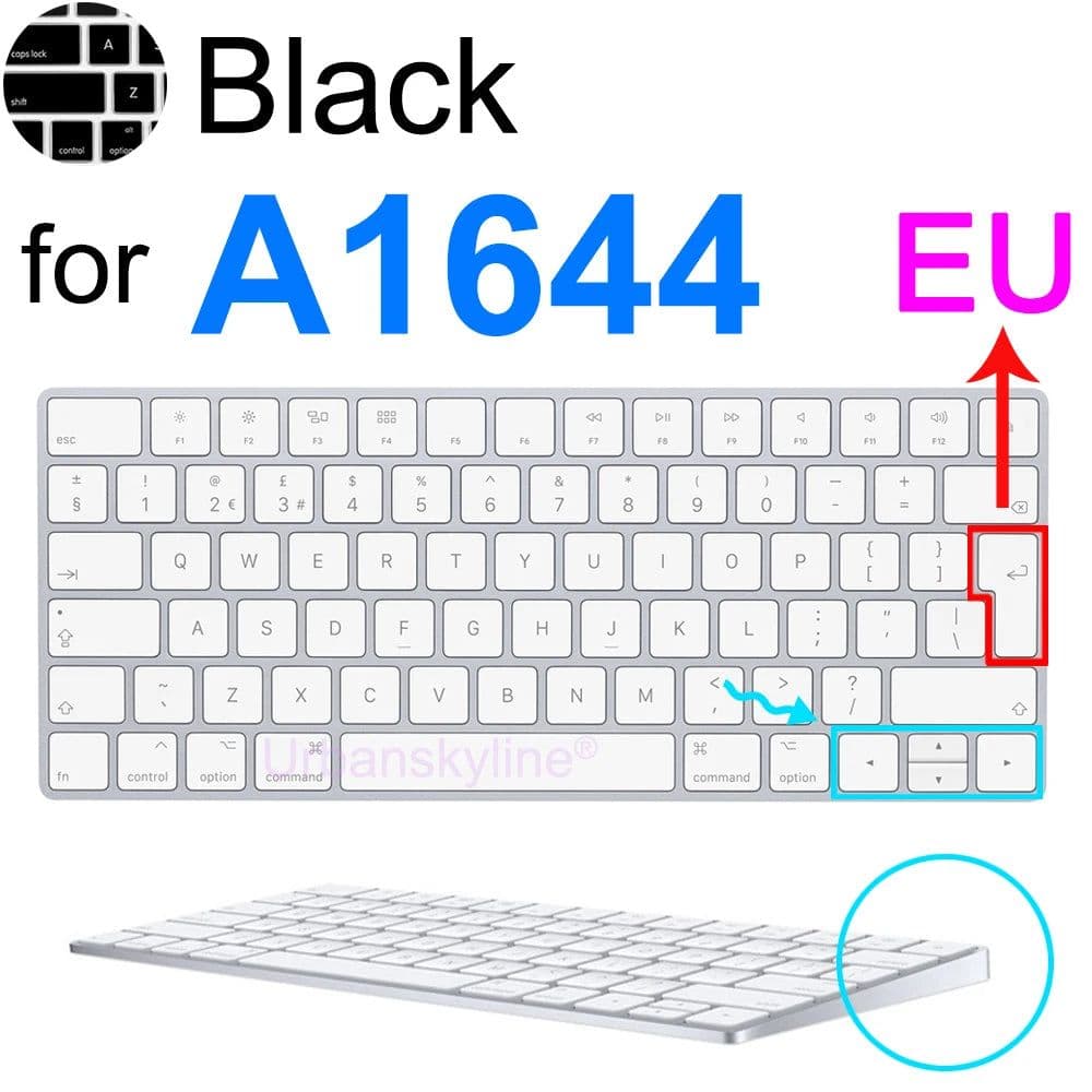 image-Keyboard Cover for iMac Magic A1644 A1843 A1314 A1243 A2449 A2450 A2520 Bluetooth Silicone Protector Skin Case G6 for Apple