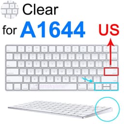 image-Keyboard Cover for iMac Magic A1644 A1843 A1314 A1243 A2449 A2450 A2520 Bluetooth Silicone Protector Skin Case G6 for Apple