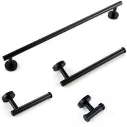 image-Bagnolux Stainless Steel Gun Gray Black Polished Chrome Brushed Gold Hanger Hook Towel Bar Paper Holder Bathroom Accessories