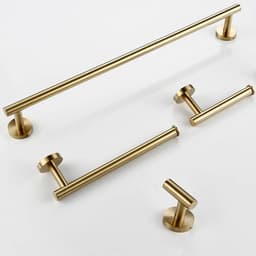 image-Bagnolux Stainless Steel Gun Gray Black Polished Chrome Brushed Gold Hanger Hook Towel Bar Paper Holder Bathroom Accessories