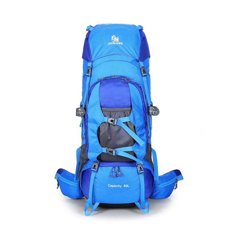 image-80L Camping Hiking Backpacks Big Outdoor Bag Backpack Nylon superlight Sport Travel Bag Aluminum alloy support 1.65kg