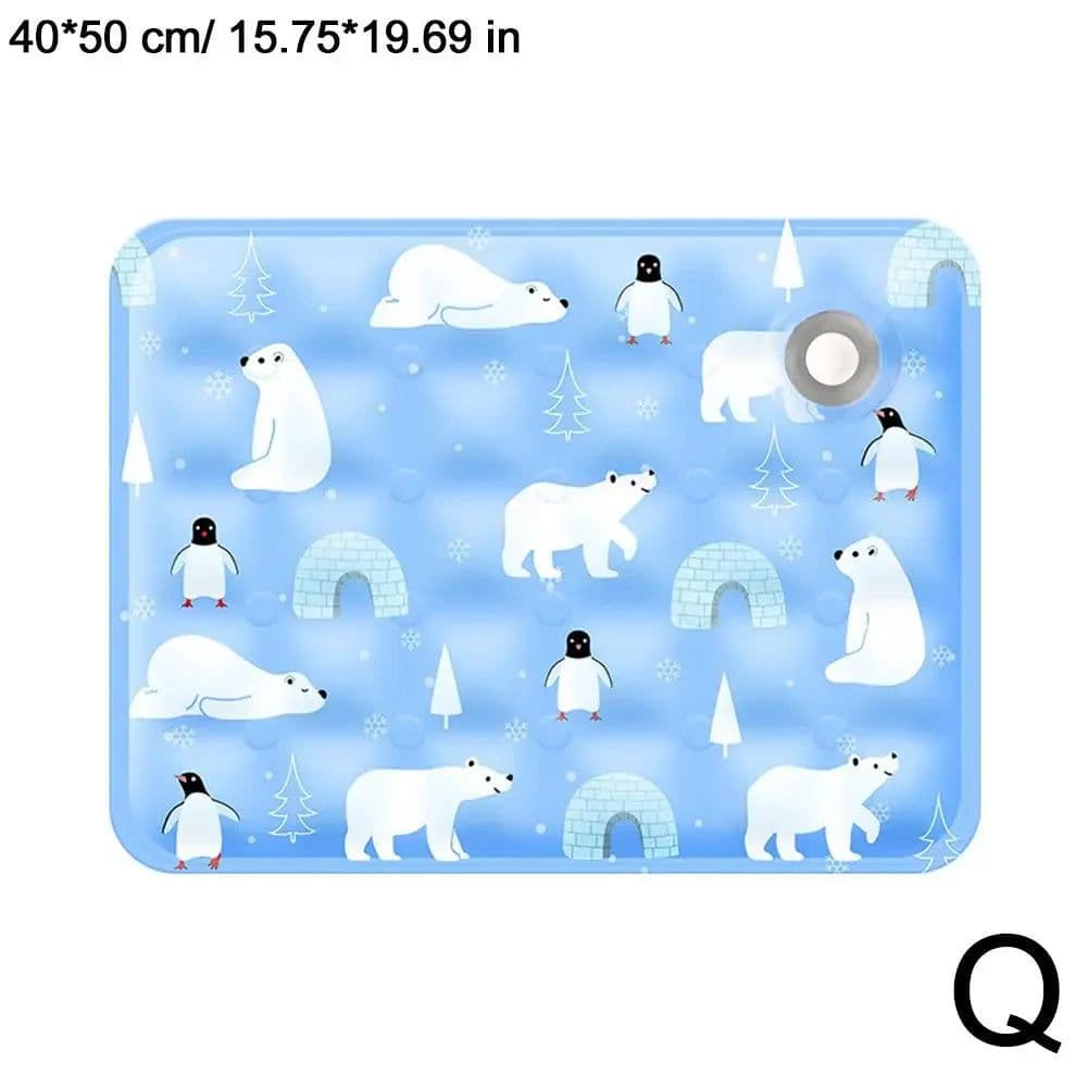 image-Summer Cooling Mats Blanket Ice Pet Dog Bed Mats For Dogs Cats Sofa Portable Camping Yoga Sleeping Pet Accessories K1p9