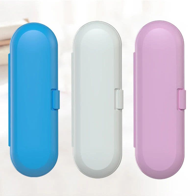 image-Portable Travel Case for Oral B Electric Toothbrush Handle Storage High Quality Plastic Anti-Dust Cover Tooth Brush Holder Box