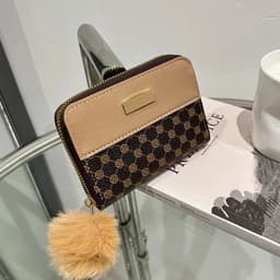 image-Women Short Wallet Many Department Ladies Cute Small Clutch Ladies Money Coin Card Holders Purse Female Wallets