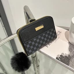 image-Women Short Wallet Many Department Ladies Cute Small Clutch Ladies Money Coin Card Holders Purse Female Wallets
