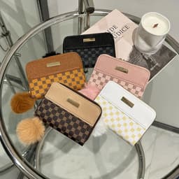 image-Women Short Wallet Many Department Ladies Cute Small Clutch Ladies Money Coin Card Holders Purse Female Wallets