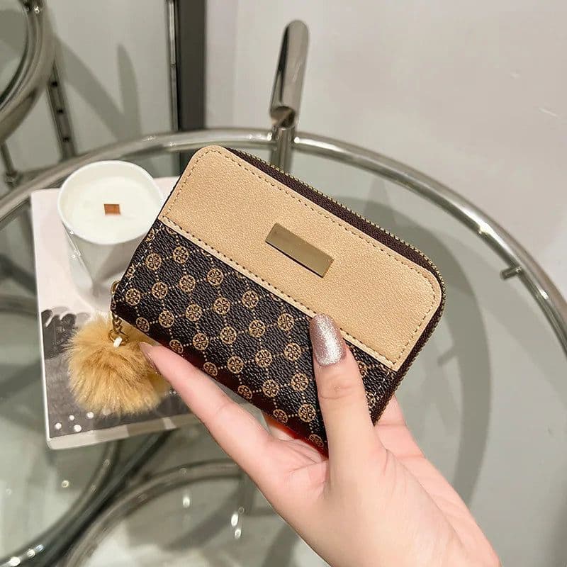 image-Women Short Wallet Many Department Ladies Cute Small Clutch Ladies Money Coin Card Holders Purse Female Wallets