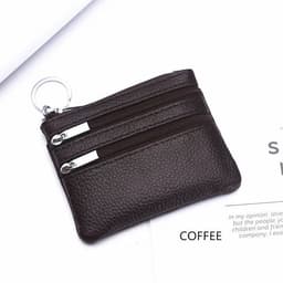 image-DOLOVE Brand New Genuine Leather Coin Purse Women Small Wallet Change Purses Money bag Zipper Card Holder Dollar Wallets