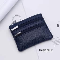 image-DOLOVE Brand New Genuine Leather Coin Purse Women Small Wallet Change Purses Money bag Zipper Card Holder Dollar Wallets