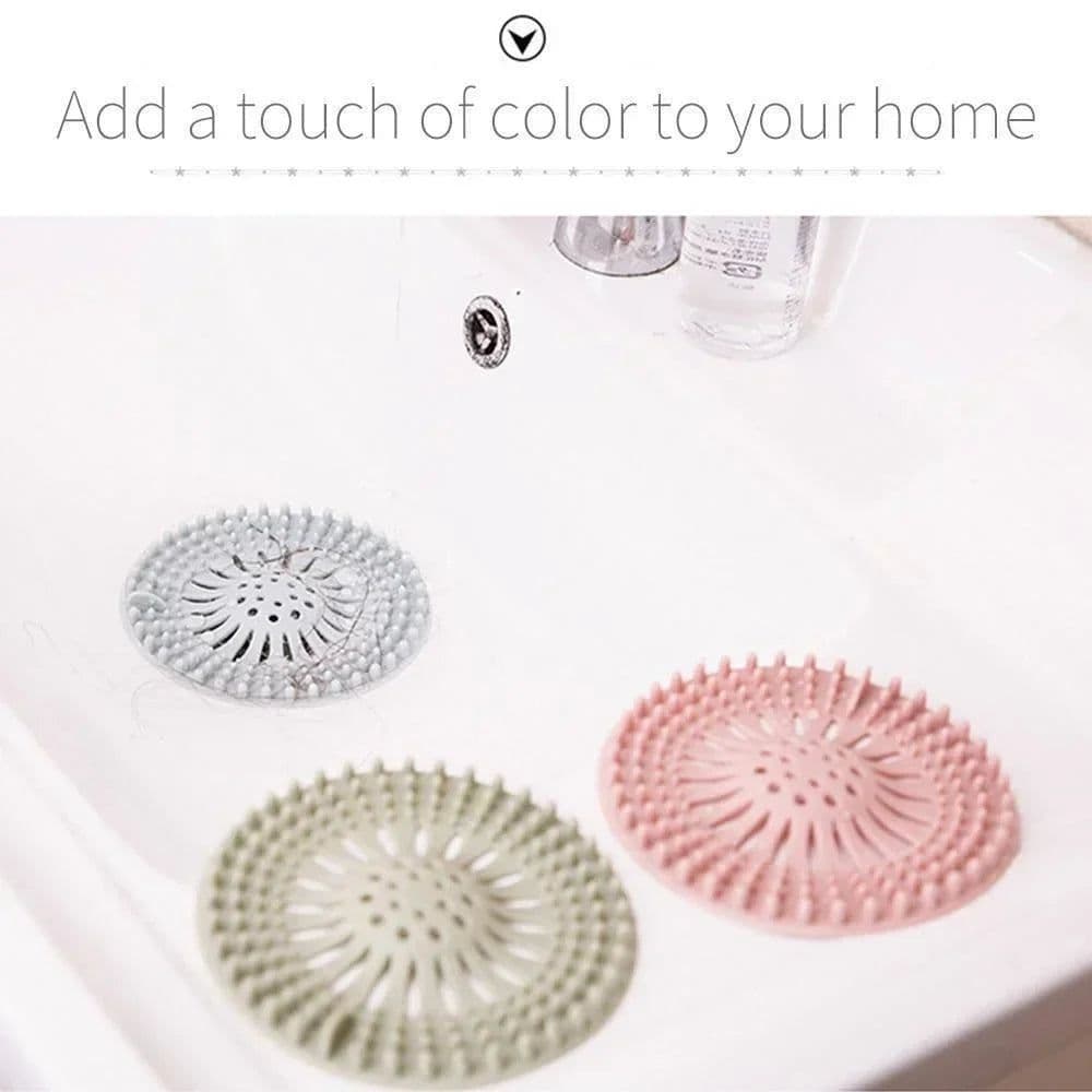 image-Sink Sewer Filter Floor Drain Strainer Water Hair Stopper Bath Catcher Shower Cover Kitchen Bathroom Anti Clogging