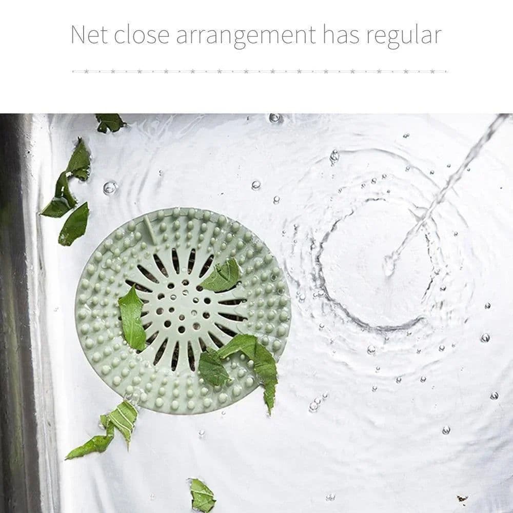 image-Sink Sewer Filter Floor Drain Strainer Water Hair Stopper Bath Catcher Shower Cover Kitchen Bathroom Anti Clogging