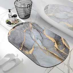 image-Luxury Nordic Diotomite Bath Mats Bathroom Carpet Anti Slip Super Absorbent Floor Foot Mat Quick Dry Shower Toilet Rugs