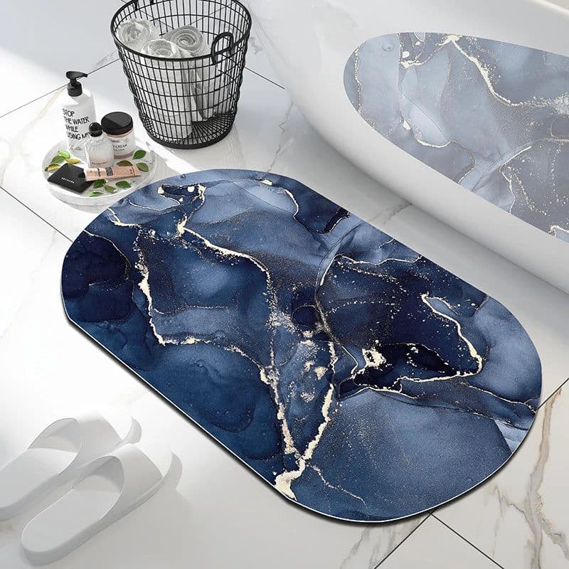 image-Luxury Nordic Diotomite Bath Mats Bathroom Carpet Anti Slip Super Absorbent Floor Foot Mat Quick Dry Shower Toilet Rugs
