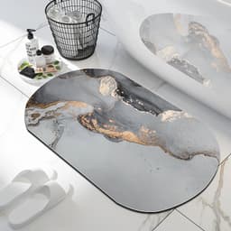 image-Luxury Nordic Diotomite Bath Mats Bathroom Carpet Anti Slip Super Absorbent Floor Foot Mat Quick Dry Shower Toilet Rugs