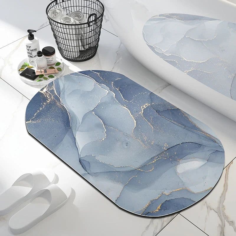 image-Luxury Nordic Diotomite Bath Mats Bathroom Carpet Anti Slip Super Absorbent Floor Foot Mat Quick Dry Shower Toilet Rugs