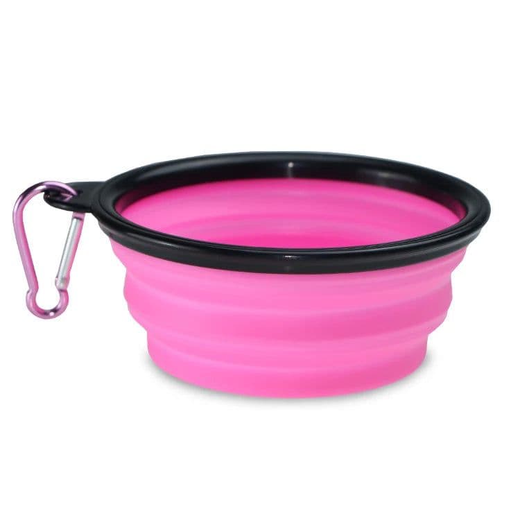 image-350ML/1000ML Portable Foldable Pet Bowl Dogs Cats Food Water Container for Outdoor Travel Portable Feeding Bowls Pets Prodcuts