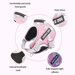 image-1pc Letter Graphic Reflective Pet Harness, For Dog For Outdoor