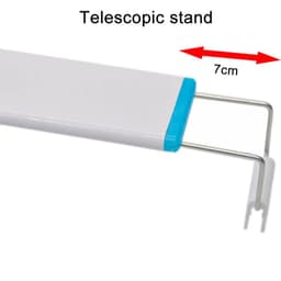 image-Aquarium LED Light Super Slim Fish Tank Aquatic Plant Grow Lighting Waterproof Bright Clip Lamp Blue LED 18-75cm for Plants 220v