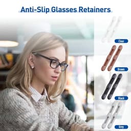 image-2/10pcs Silicone Anti Slip Ear Hook Soft Sleeve Elastic Comfort Glasses Retainers for Spectacle Sunglasses Glasses Accessories