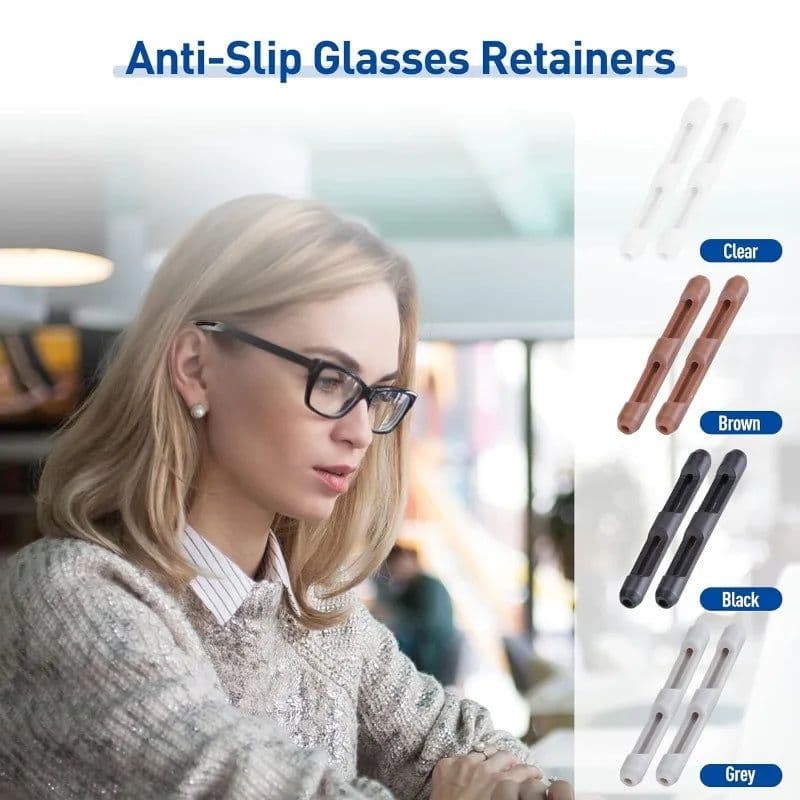 image-2/10pcs Silicone Anti Slip Ear Hook Soft Sleeve Elastic Comfort Glasses Retainers for Spectacle Sunglasses Glasses Accessories