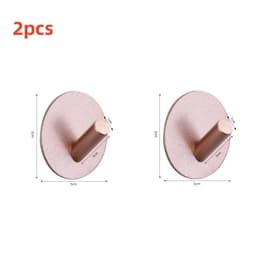 image-Adhesive Wall Hooks Mounted Door Key Cloth Coat Bathroom Robe Hanger Kitchen Hardware Rack Shelf Bag Hook Organizer For Hanging