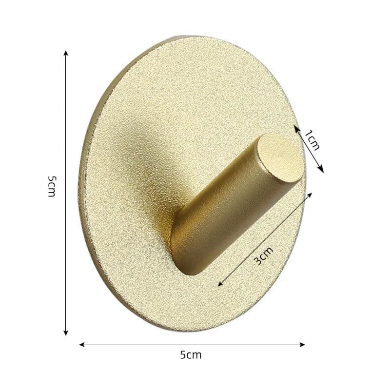 image-Adhesive Wall Hooks Mounted Door Key Cloth Coat Bathroom Robe Hanger Kitchen Hardware Rack Shelf Bag Hook Organizer For Hanging