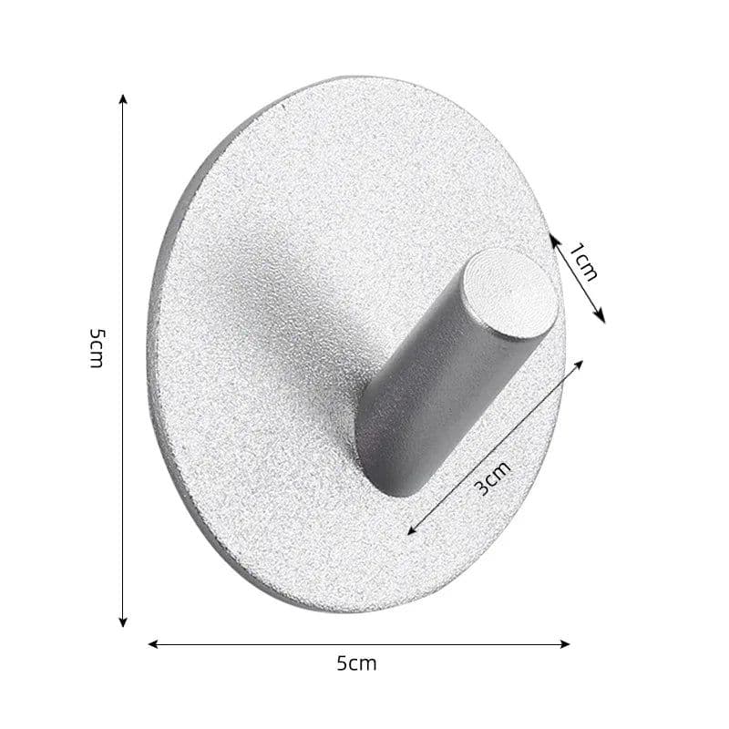 image-Adhesive Wall Hooks Mounted Door Key Cloth Coat Bathroom Robe Hanger Kitchen Hardware Rack Shelf Bag Hook Organizer For Hanging