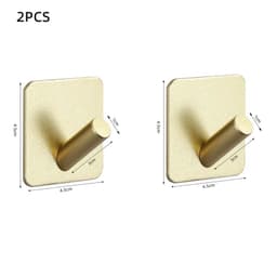 image-Adhesive Wall Hooks Mounted Door Key Cloth Coat Bathroom Robe Hanger Kitchen Hardware Rack Shelf Bag Hook Organizer For Hanging