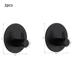 image-Adhesive Wall Hooks Mounted Door Key Cloth Coat Bathroom Robe Hanger Kitchen Hardware Rack Shelf Bag Hook Organizer For Hanging