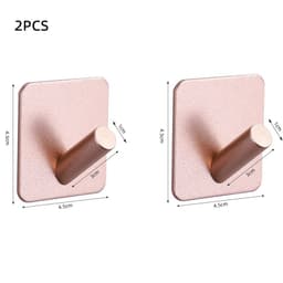 image-Adhesive Wall Hooks Mounted Door Key Cloth Coat Bathroom Robe Hanger Kitchen Hardware Rack Shelf Bag Hook Organizer For Hanging