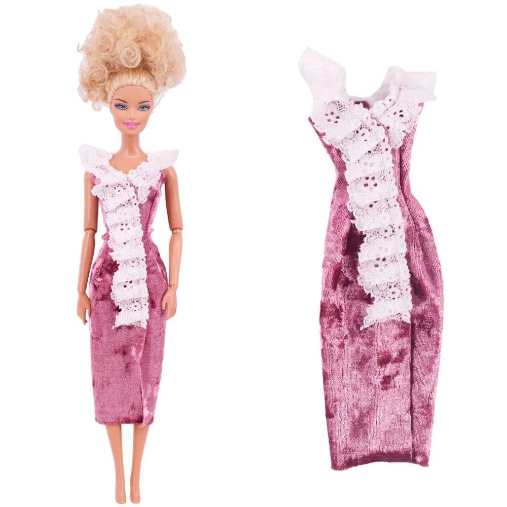 image-1 Pcs Pink Bjd Doll Clothing,Fashion Coat,Pants,Dress, For 30Cm And 11.8 Inch Bjd Dolls,Gift,Bjd Doll Accesories,Miniature Items
