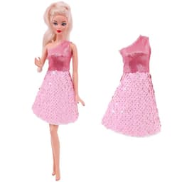 image-1 Pcs Pink Bjd Doll Clothing,Fashion Coat,Pants,Dress, For 30Cm And 11.8 Inch Bjd Dolls,Gift,Bjd Doll Accesories,Miniature Items