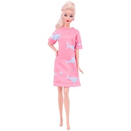 image-1 Pcs Pink Bjd Doll Clothing,Fashion Coat,Pants,Dress, For 30Cm And 11.8 Inch Bjd Dolls,Gift,Bjd Doll Accesories,Miniature Items