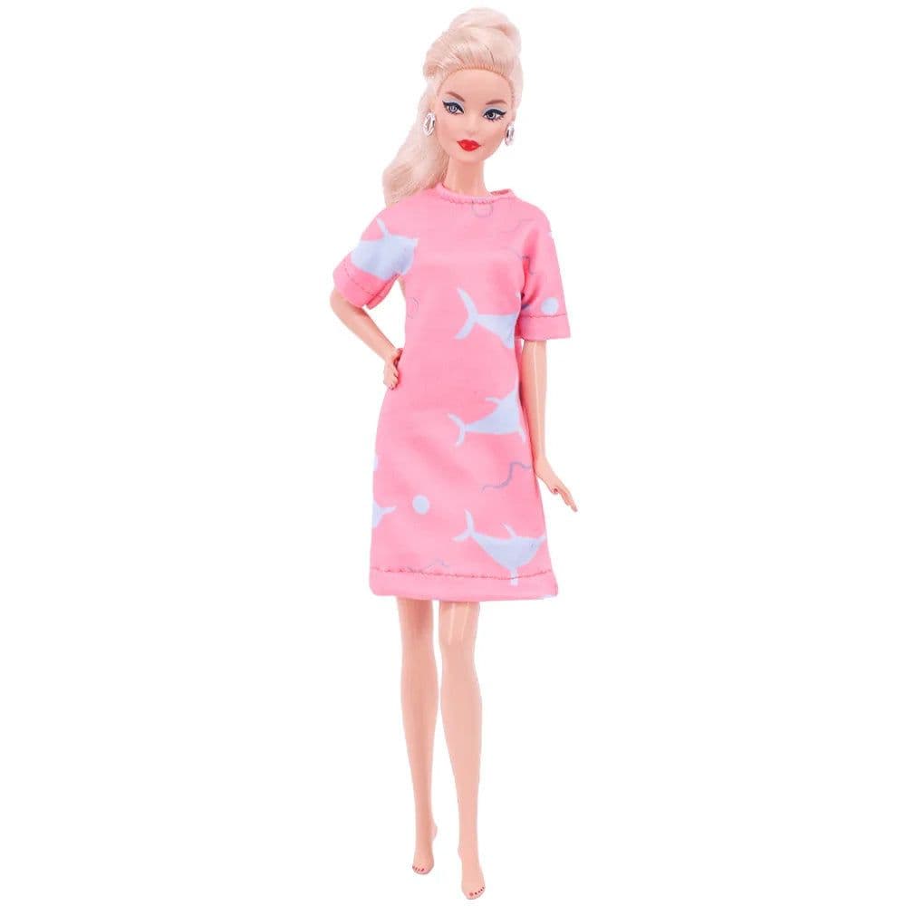 image-1 Pcs Pink Bjd Doll Clothing,Fashion Coat,Pants,Dress, For 30Cm And 11.8 Inch Bjd Dolls,Gift,Bjd Doll Accesories,Miniature Items